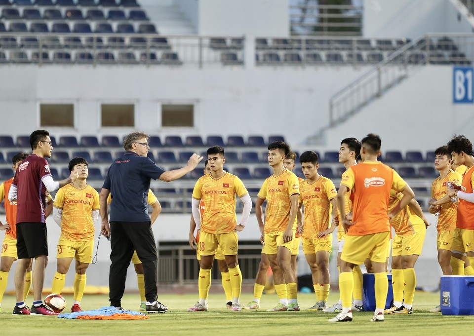 U22 Việt Nam đành phải lên phương án B. Ảnh: VFF U22 Việt Nam đành phải lên phương án B. Ảnh: VFF