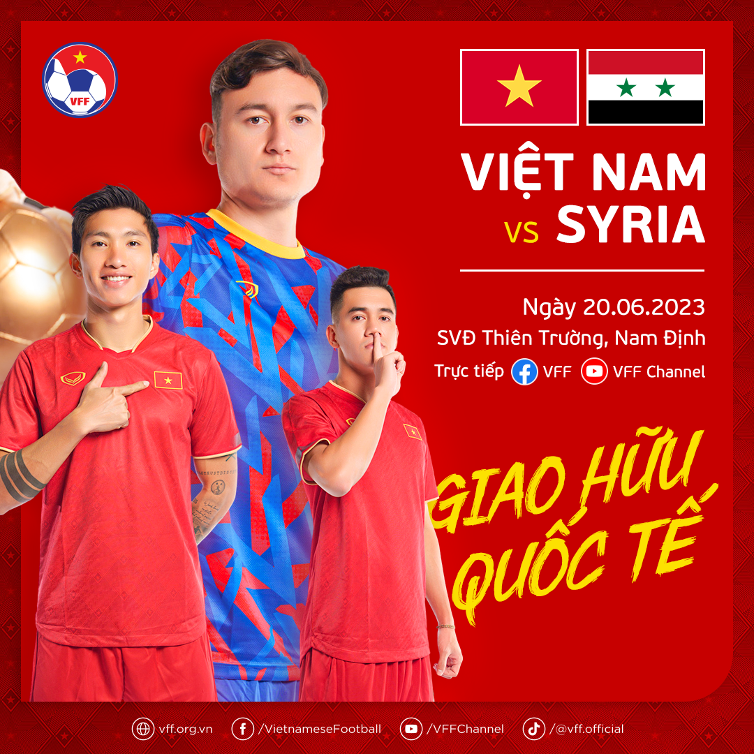 ĐT Việt Nam chốt xong đối thủ giao hữu trong tháng 6. Ảnh: VFF ĐT Việt Nam chốt xong đối thủ giao hữu trong tháng 6. Ảnh: VFF