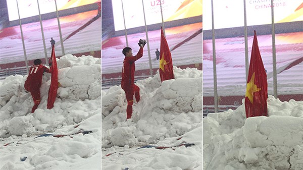 Tròn 2 năm U23 Việt Nam lập kỳ tích, là cờ trên 'núi tuyết' Thường Châu giờ ở đâu?  2