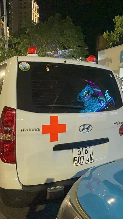 Xe cứu thương của ông Đoàn Ngọc Hải gặp tai nạn giao thông 1