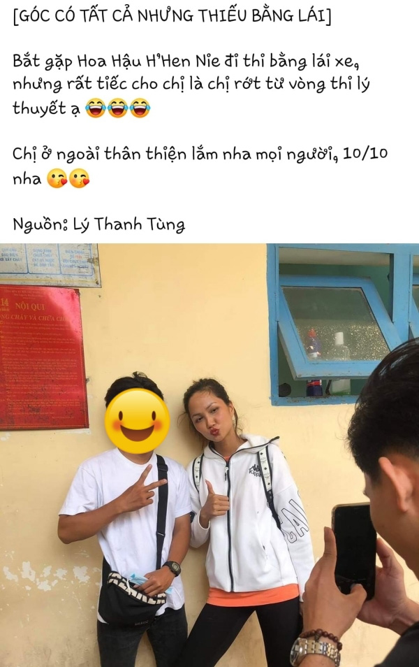 H'Hen Niê bị dân tình phát hiện 'có tất cả nhưng chỉ thiếu bằng lái', ngày đi thi giấy phép lái xe lại nhận trái đắng 1 H'Hen Niê bị dân tình phát hiện 'có tất cả nhưng chỉ thiếu bằng lái', ngày đi thi giấy phép lái xe lại nhận trái đắng 1