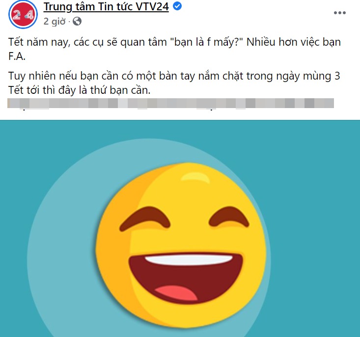 VTV24 bắt trend 'duyên phận', đưa lời 'cà khịa' dân FA đầy duyên dáng 1 VTV24 bắt trend 'duyên phận', đưa lời 'cà khịa' dân FA đầy duyên dáng 1