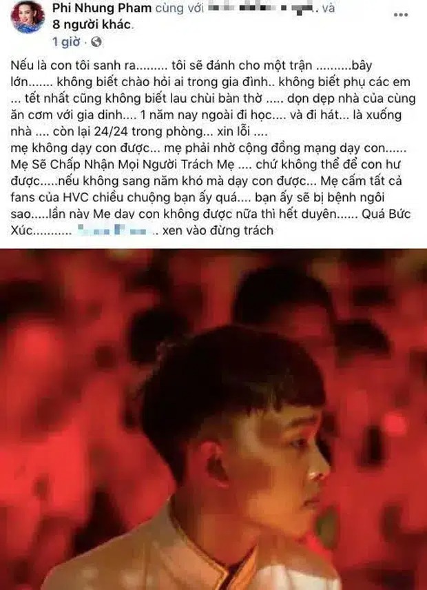 Hồ Văn Cường xin lỗi Phi Nhung sau khi bị nữ ca sĩ tố mắc bệnh ngôi sao, muốn 'từ mặt' nếu tái phạm 1