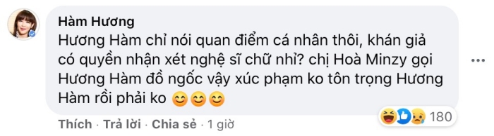 Tết đến nơi vẫn còn đi 'khẩu nghiệp', 'thánh comment dạo' Hàm Hương bị Hòa Minzy dằn mặt 5 Tết đến nơi vẫn còn đi 'khẩu nghiệp', 'thánh comment dạo' Hàm Hương bị Hòa Minzy dằn mặt 5