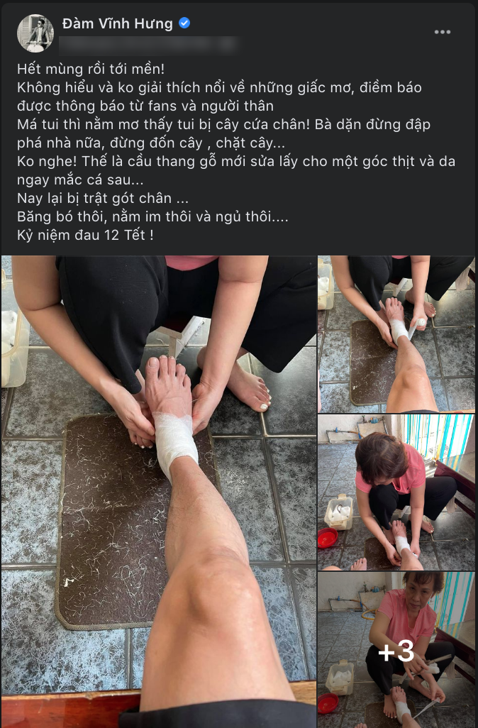 Phớt lờ điềm báo, Đàm Vĩnh Hưng gặp vận hạn ngày đầu năm 1 Phớt lờ điềm báo, Đàm Vĩnh Hưng gặp vận hạn ngày đầu năm 1