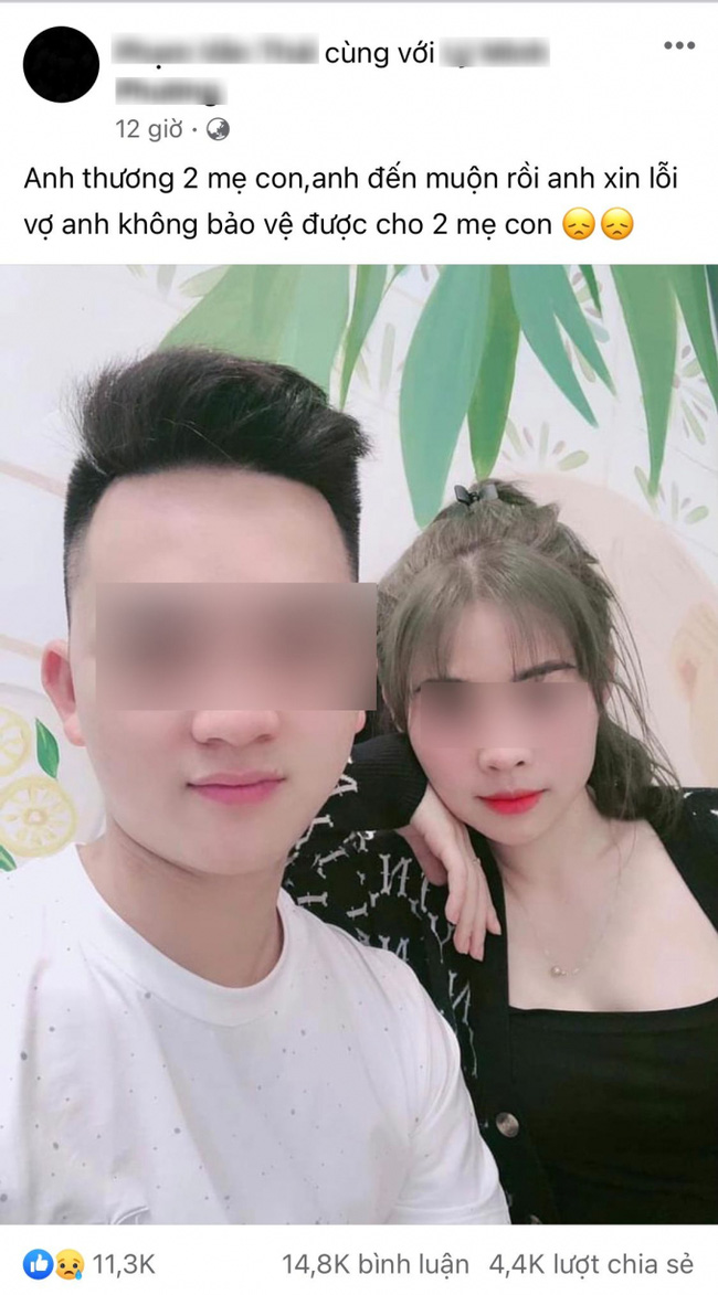 Dòng trạng thái đau lòng của thanh niên được cho là chồng sắp cưới. Ảnh: FBNV Dòng trạng thái đau lòng của thanh niên được cho là chồng sắp cưới. Ảnh: FBNV