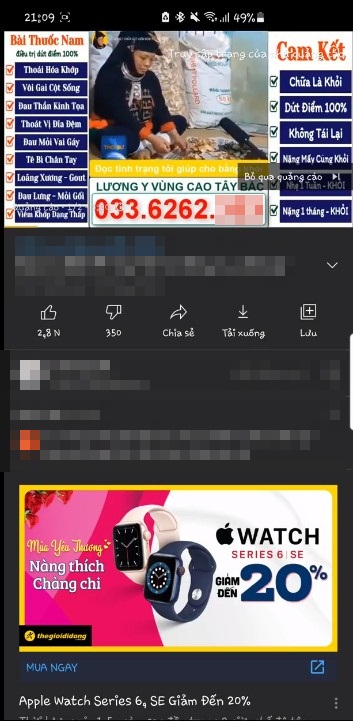 Sau 'nhà tôi 3 đời chữa sỏi thận', người dùng Youtube lại phát điên với quảng cáo xương khớp 3 Sau 'nhà tôi 3 đời chữa sỏi thận', người dùng Youtube lại phát điên với quảng cáo xương khớp 3