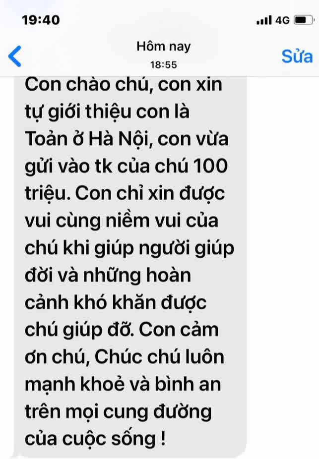 Ông Đoàn Ngọc Hải lại được một đại gia Hà Nội tặng 100 triệu đồng 5 Ông Đoàn Ngọc Hải lại được một đại gia Hà Nội tặng 100 triệu đồng 5