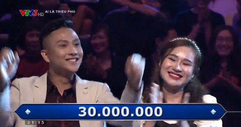 Mạnh dạn trái ý vợ, người đàn ông đem về ngay 30 triệu đồng từ Ai là triệu phú 6 Mạnh dạn trái ý vợ, người đàn ông đem về ngay 30 triệu đồng từ Ai là triệu phú 6