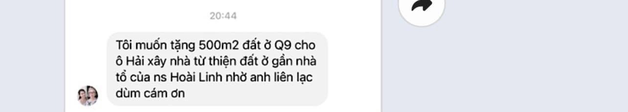Ông Đoàn Ngọc Hải bất ngờ khi được mạnh thường quân tặng 500 m2 đất gần nhà thờ tổ của Hoài Linh 4 Ông Đoàn Ngọc Hải bất ngờ khi được mạnh thường quân tặng 500 m2 đất gần nhà thờ tổ của Hoài Linh 4