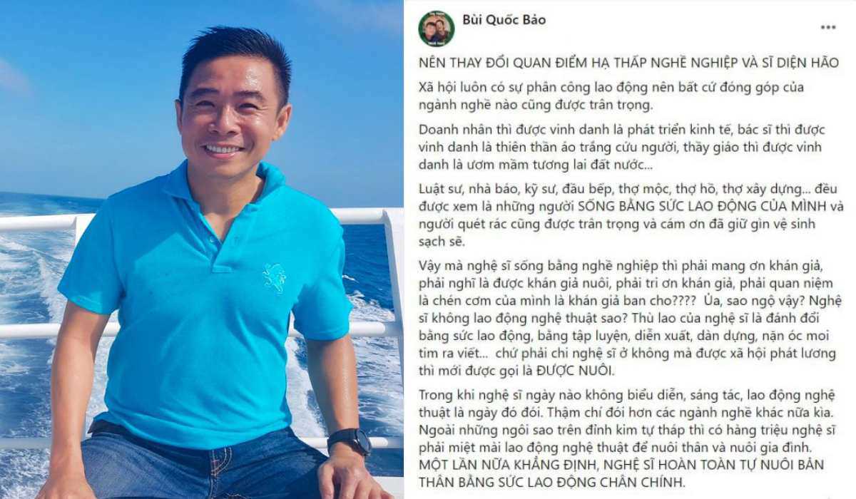 Khán giả có nuôi nghệ sĩ không? Đến lượt Đàm Vĩnh Hưng nêu quan điểm cứng rắn 1 Khán giả có nuôi nghệ sĩ không? Đến lượt Đàm Vĩnh Hưng nêu quan điểm cứng rắn 1