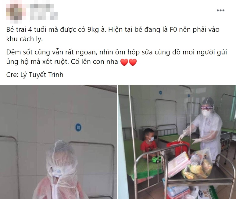 Cậu bé 4 tuổi một mình trong khu cách ly: Gia cảnh khó khăn, mẹ lo lắng đến tột cùng 1 Cậu bé 4 tuổi một mình trong khu cách ly: Gia cảnh khó khăn, mẹ lo lắng đến tột cùng 1