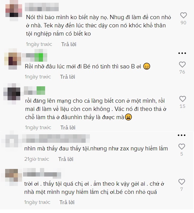 Mẹ trẻ lo đi mưu sinh, chốt cửa phòng trọ để con lại một mình: 'Vì cuộc sống nên đành vậy' 5 Mẹ trẻ lo đi mưu sinh, chốt cửa phòng trọ để con lại một mình: 'Vì cuộc sống nên đành vậy' 5