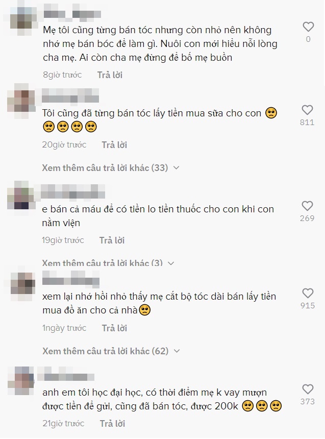 Không có tiền mua sữa cho con, người mẹ bán bộ tóc đổi lấy 500 ngàn để con được no đủ 4 Không có tiền mua sữa cho con, người mẹ bán bộ tóc đổi lấy 500 ngàn để con được no đủ 4
