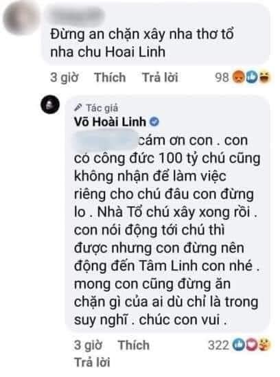 Dân mạng đào lại câu nói của Hoài Linh với anti fan: 'Mong con cũng đừng ăn chặn của ai dù chỉ là trong suy nghĩ' 4 Dân mạng đào lại câu nói của Hoài Linh với anti fan: 'Mong con cũng đừng ăn chặn của ai dù chỉ là trong suy nghĩ' 4