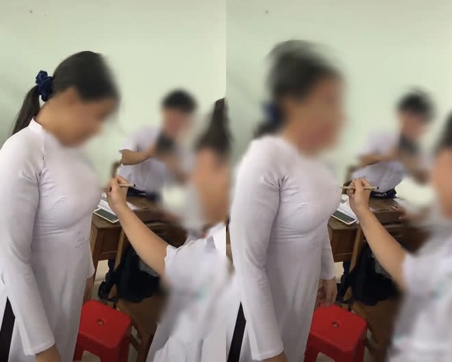 Nam sinh thản nhiên ký tên lên 'tòa thiên nhiên' của bạn cùng lớp gây phản cảm 1 Nam sinh thản nhiên ký tên lên 'tòa thiên nhiên' của bạn cùng lớp gây phản cảm 1