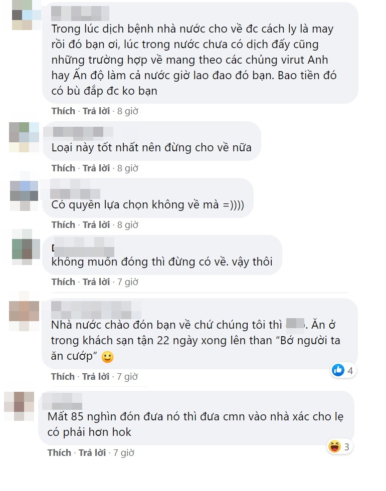 Loạt bình luận của dân mạng. Ảnh chụp màn hình Loạt bình luận của dân mạng. Ảnh chụp màn hình