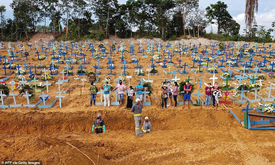 Nạn nhân Covid-19 Brazil được chôn cất 'như cảnh trong phim' 5