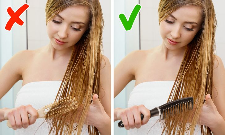 7 sai lầm khi chải tóc có thể hủy hoại mái tóc óng mượt của bạn 5