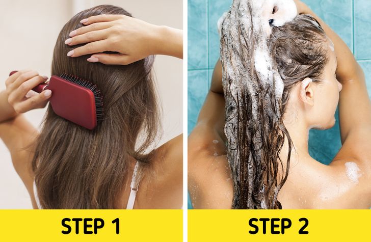 7 sai lầm khi chải tóc có thể hủy hoại mái tóc óng mượt của bạn 7