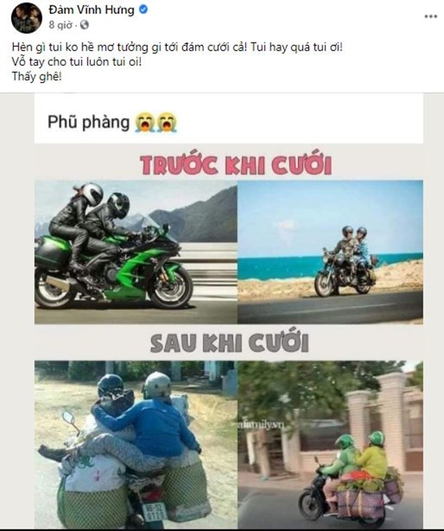 Tin giải trí hot nhất trưa 25/1: Tình trẻ Lệ Quyên phản ứng khi bị giục cưới, Đàm Vĩnh Hưng chia sẻ về hôn nhân 5 Tin giải trí hot nhất trưa 25/1: Tình trẻ Lệ Quyên phản ứng khi bị giục cưới, Đàm Vĩnh Hưng chia sẻ về hôn nhân 5