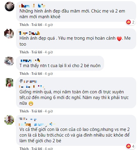 Chiều mùng 1 Tết, 2 em bé xúng xính áo dài đỏ theo mẹ đi làm 4 Chiều mùng 1 Tết, 2 em bé xúng xính áo dài đỏ theo mẹ đi làm 4