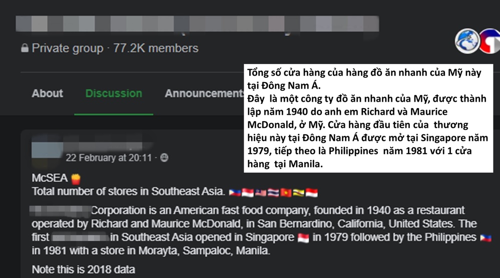 CĐM Việt 'phản pháo' khi bị nói 'Việt Nam nghèo nên không đủ tiền ăn đồ ăn nhanh' 1 CĐM Việt 'phản pháo' khi bị nói 'Việt Nam nghèo nên không đủ tiền ăn đồ ăn nhanh' 1