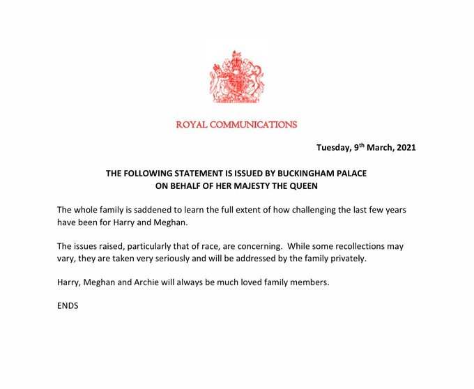 Nữ hoàng Anh nhận cơn mưa lời khen khi có tuyên bố đẳng cấp về Harry - Meghan 1