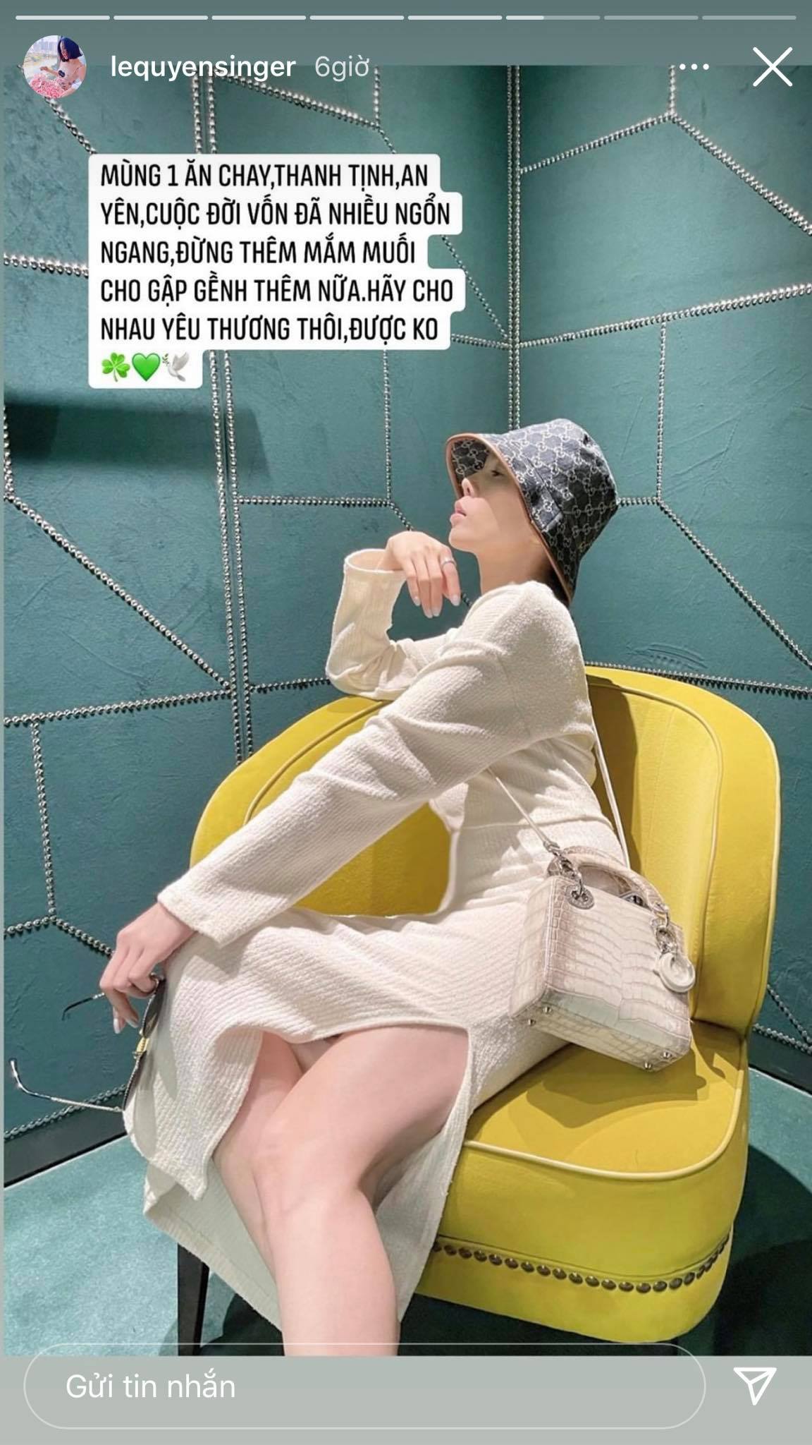 Bị nghi 'đá xéo' Hồ Ngọc Hà, Lệ Quyên ẩn ý 'đừng thêm mắm muối'! 2 Bị nghi 'đá xéo' Hồ Ngọc Hà, Lệ Quyên ẩn ý 'đừng thêm mắm muối'! 2