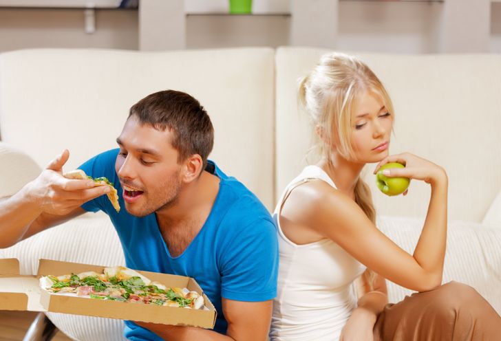 Các cặp đôi càng hạnh phúc, càng nhanh 'phát tướng' 2 Các cặp đôi càng hạnh phúc, càng nhanh 'phát tướng' 2