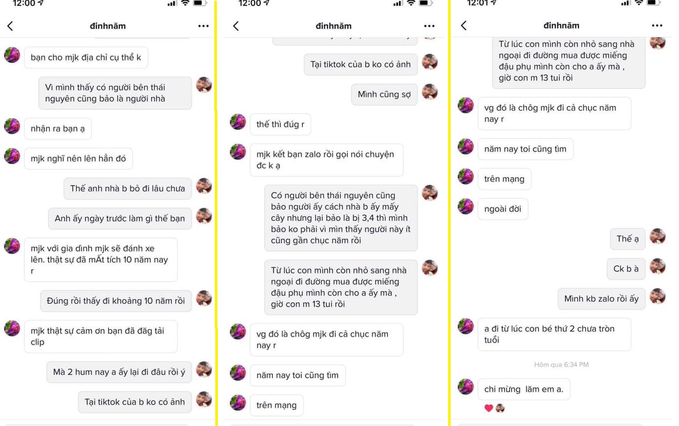 Nhờ 1 đoạn video TikTok, vợ tìm được chồng sau 11 năm mòn mỏi 4 Nhờ 1 đoạn video TikTok, vợ tìm được chồng sau 11 năm mòn mỏi 4