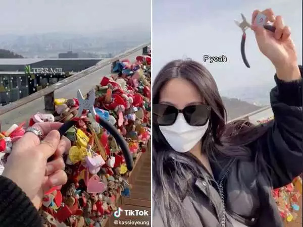 Hậu chia tay, cô gái bay từ Mỹ về nước cắt khóa tình yêu khiến dân mạng trầm trồ 1 Hậu chia tay, cô gái bay từ Mỹ về nước cắt khóa tình yêu khiến dân mạng trầm trồ 1