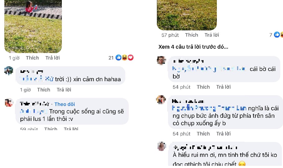 Bức ảnh cô bé 'vùi' dưới mặt đường 'gây lú' toàn cõi Facebook 3 Bức ảnh cô bé 'vùi' dưới mặt đường 'gây lú' toàn cõi Facebook 3