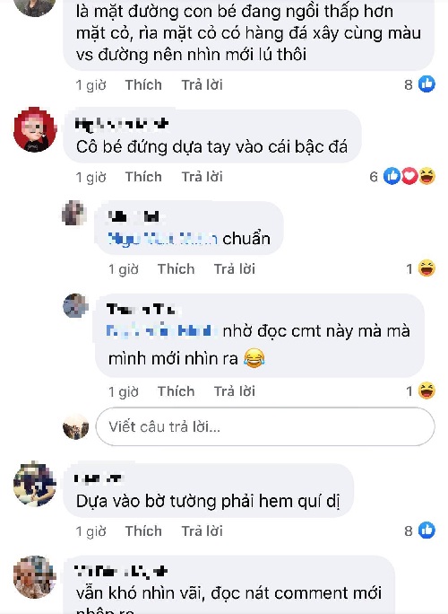 Bức ảnh cô bé 'vùi' dưới mặt đường 'gây lú' toàn cõi Facebook 4 Bức ảnh cô bé 'vùi' dưới mặt đường 'gây lú' toàn cõi Facebook 4