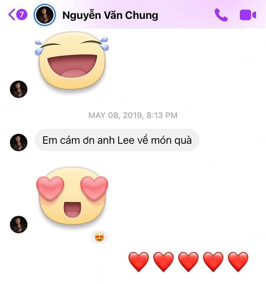 Nathan Lee khoe tin nhắn cảm ơn của nhạc sĩ Nguyễn Văn Chung 2