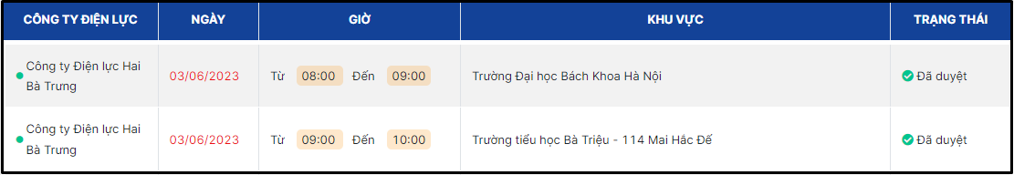 Lịch cắt điện Hà Nội ngày 3/6: Nhiều nơi ở Hà Nội bị ngưng cấp điện từ sáng sớm - Ảnh 1 Lịch cắt điện Hà Nội ngày 3/6: Nhiều nơi ở Hà Nội bị ngưng cấp điện từ sáng sớm - Ảnh 1