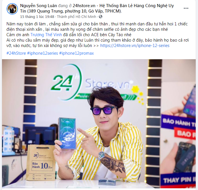 Song Luân sắm iPhone 12 Pro Max, tiết lộ về vai diễn trong 'Thanh Sói' 5 Song Luân sắm iPhone 12 Pro Max, tiết lộ về vai diễn trong 'Thanh Sói' 5