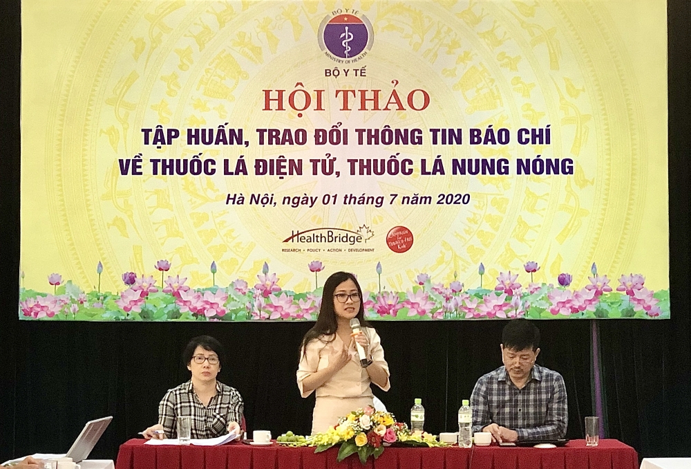 Vì sao Bộ Y tế kiên quyết chống thuốc lá thế hệ mới? 1 Vì sao Bộ Y tế kiên quyết chống thuốc lá thế hệ mới? 1