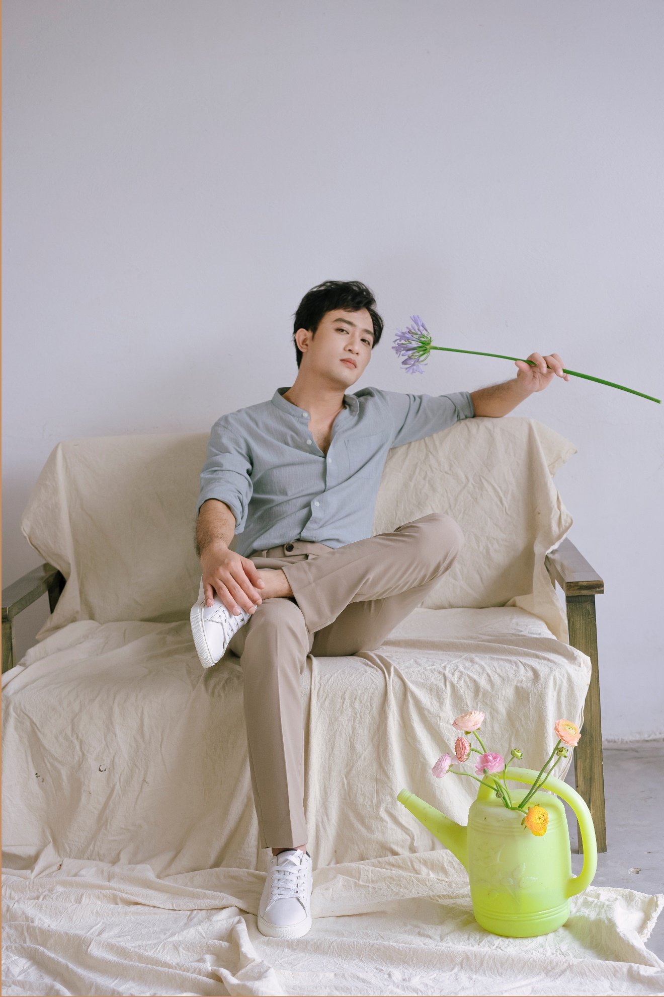 Doãn Quốc Đam ‘biến hình’ như tài tử Hàn Quốc khiến fan ‘đổ liêu xiêu’ 1 Doãn Quốc Đam ‘biến hình’ như tài tử Hàn Quốc khiến fan ‘đổ liêu xiêu’ 1