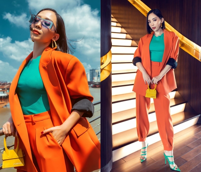 Là người 'sành mặc' bạn đã biết cách bắt cặp màu sắc để diện mạo 'lên hương'hè này chưa? 5 Là người 'sành mặc' bạn đã biết cách bắt cặp màu sắc để diện mạo 'lên hương'hè này chưa? 5