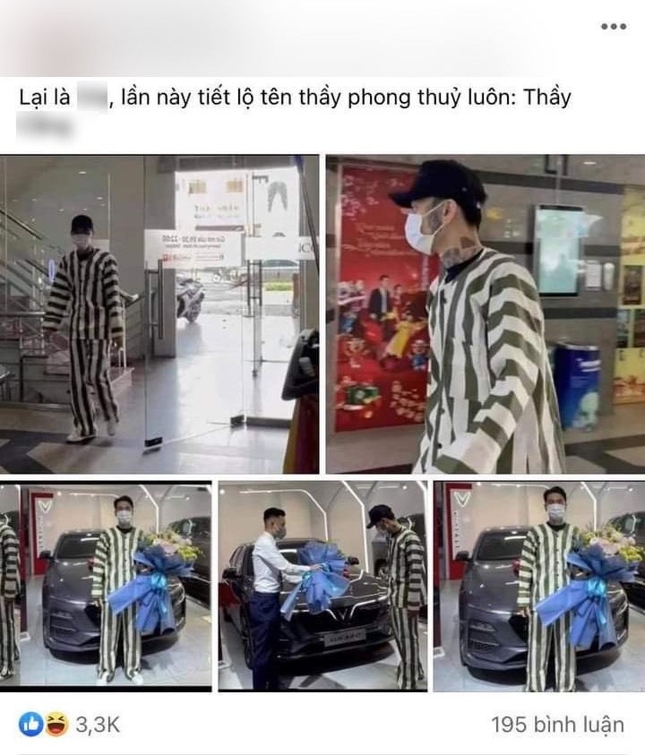 Xôn xao hình ảnh nam thanh niên mặc đồ tù đi nhận xe đang gây bão mạng xã hội 1 Xôn xao hình ảnh nam thanh niên mặc đồ tù đi nhận xe đang gây bão mạng xã hội 1