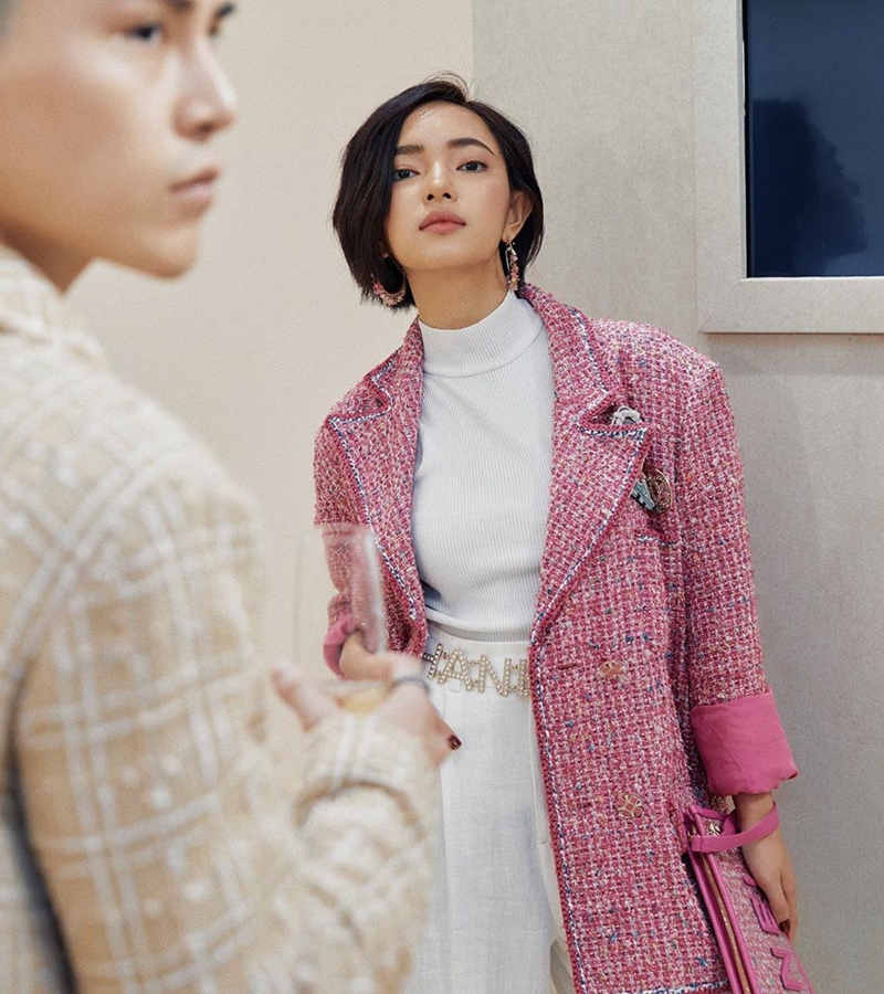Bạn đã biết cách mix váy áo vải tweed đẹp chưa ? Nếu chưa, hãy học theo loạt sao Việt dưới đây 6 Bạn đã biết cách mix váy áo vải tweed đẹp chưa ? Nếu chưa, hãy học theo loạt sao Việt dưới đây 6