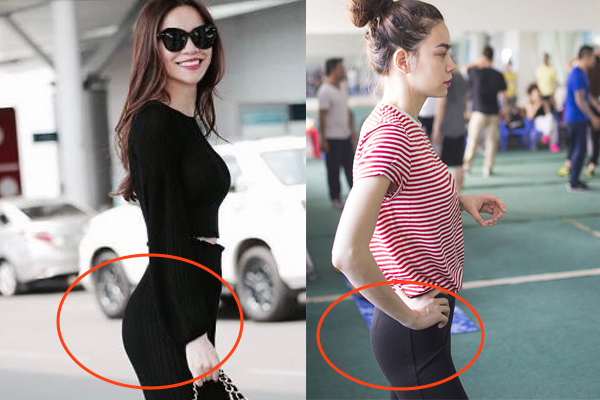Những lần sao Việt bị soi vì vòng 3 'lúc xẹp, lúc phồng' 9 Những lần sao Việt bị soi vì vòng 3 'lúc xẹp, lúc phồng' 9