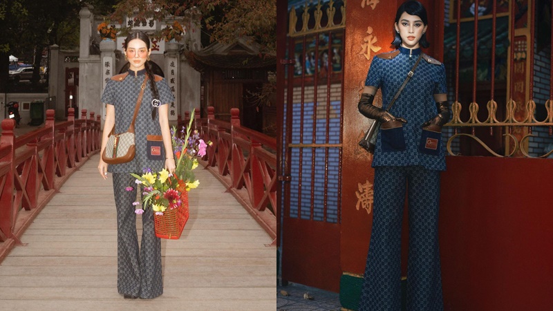 Diện nguyên cây Gucci: Khánh Linh, Tiểu Vy được khen hết lời, Giáng My nhận gạch 'tới tấp' 5 Diện nguyên cây Gucci: Khánh Linh, Tiểu Vy được khen hết lời, Giáng My nhận gạch 'tới tấp' 5