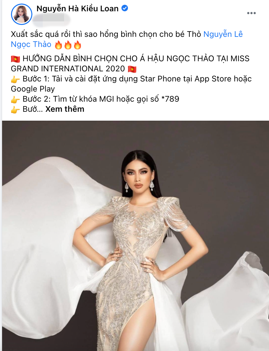 H’Hen Niê, Khánh Vân, Minh Tú kêu gọi dân tình vote cho Ngọc Thảo tại Miss Grand 2020, chiến thắng chẳng còn xa 7 H’Hen Niê, Khánh Vân, Minh Tú kêu gọi dân tình vote cho Ngọc Thảo tại Miss Grand 2020, chiến thắng chẳng còn xa 7