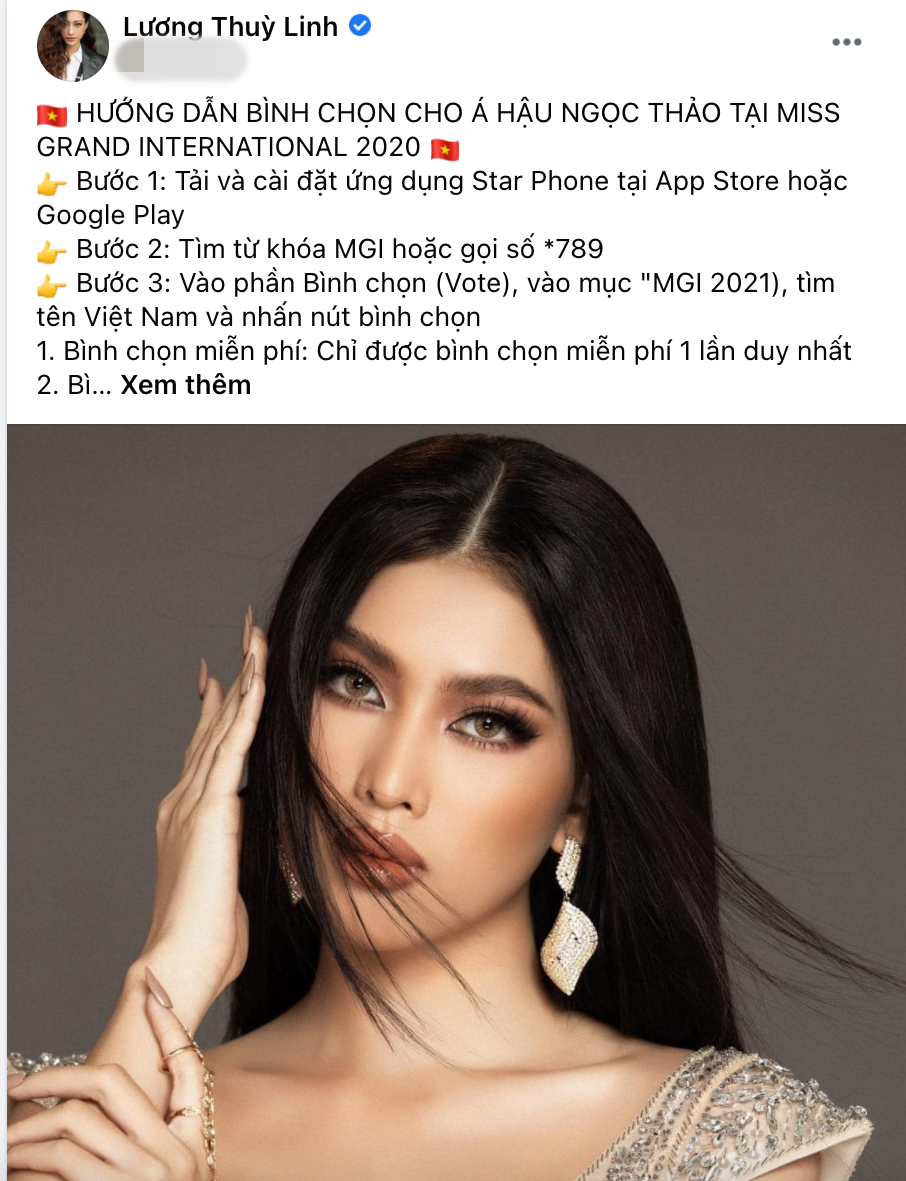 H’Hen Niê, Khánh Vân, Minh Tú kêu gọi dân tình vote cho Ngọc Thảo tại Miss Grand 2020, chiến thắng chẳng còn xa 6 H’Hen Niê, Khánh Vân, Minh Tú kêu gọi dân tình vote cho Ngọc Thảo tại Miss Grand 2020, chiến thắng chẳng còn xa 6