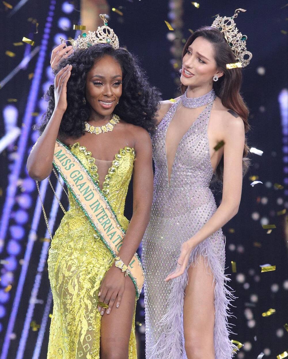 Chiêm ngưỡng dung mạo 'ngọc trai đen' nước Mỹ đăng quang Miss Grand International 2020  1