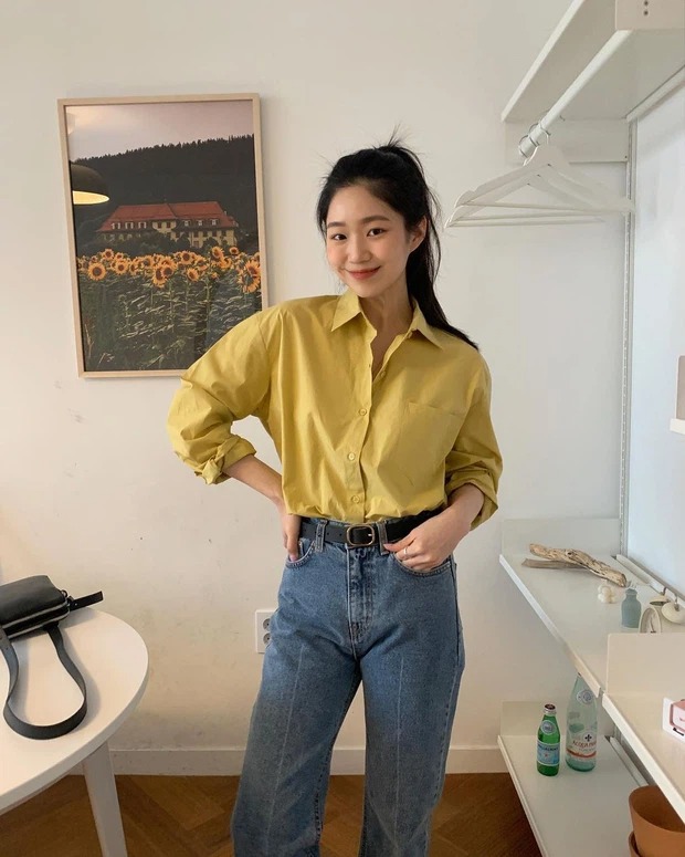 Công thức phối đồ 'quốc dân' được gái Hàn yêu thích dịp giao mùa 2 Công thức phối đồ 'quốc dân' được gái Hàn yêu thích dịp giao mùa 2