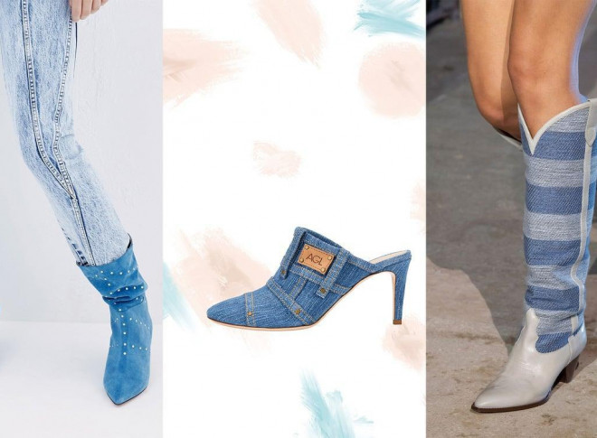 Denim và đan dệt - cặp chất liệu 'hot' ảnh hưởng đến xu hướng giày Xuân Hè 2021 3 Denim và đan dệt - cặp chất liệu 'hot' ảnh hưởng đến xu hướng giày Xuân Hè 2021 3