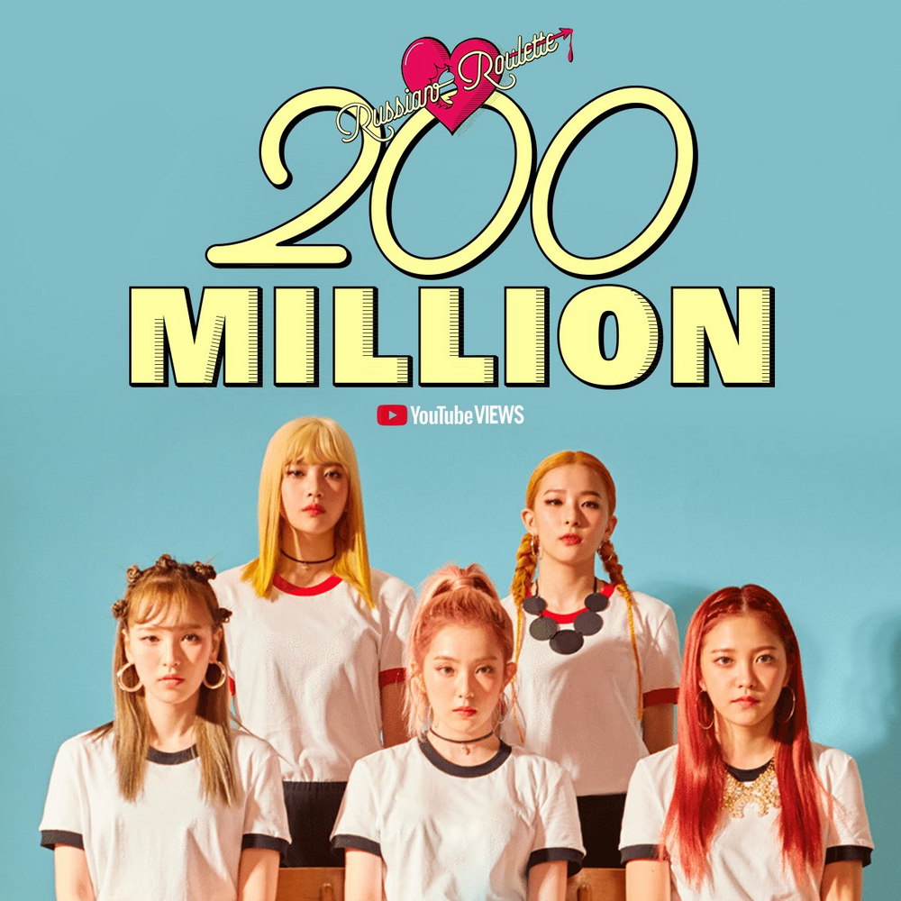 MV ‘Russian Roulette’ của Red Velvet chính thức cán mốc 200 triệu lượt xem 1 MV ‘Russian Roulette’ của Red Velvet chính thức cán mốc 200 triệu lượt xem 1